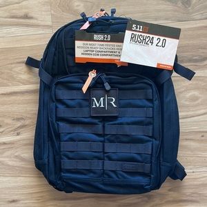 Tactical backpack: 37 liter capacity, laptop compartment, tags on and never used